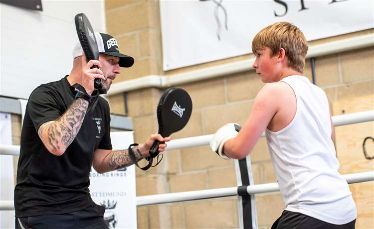 Chas Driscoll Coaching Boxing